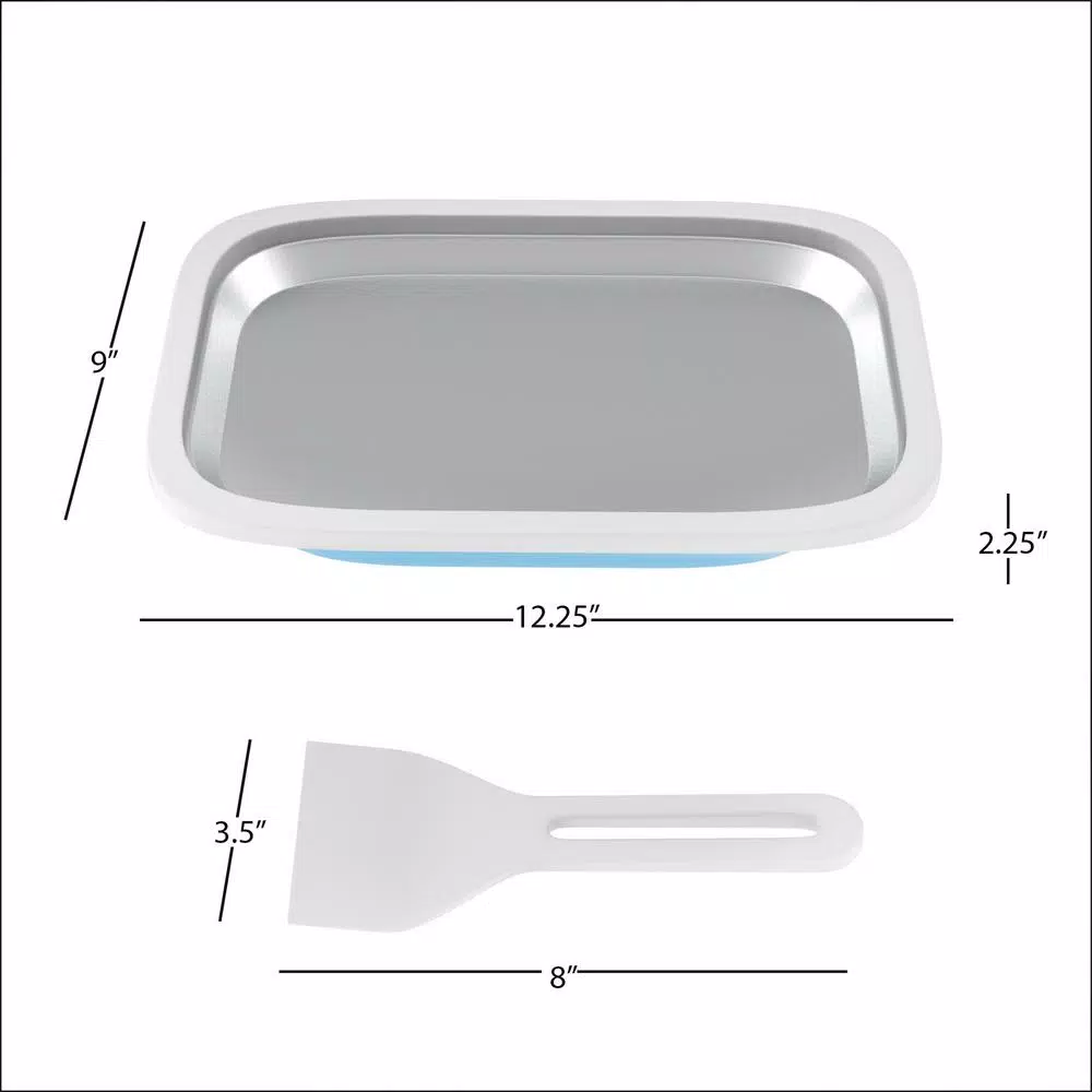 Bakeware Classic Cuisine Ice Cream Roller Plate Anti Griddle Pan 3 Piece Set 5 Bakeware Classic Cuisine Ice Cream Roller Plate Anti Griddle Pan 3 Piece Set - Image 3