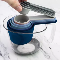 Bakeware Spectrum Magnetic Nested Measuring Cup Set System 11 Bakeware Spectrum Magnetic Nested Measuring Cup Set System -Weston Shop blue spectrum measuring cups measuring spoons 12015 999 31 1000