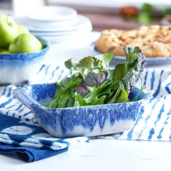 Bakeware Libbey Artisan Square Stoneware Bake Dish -Weston Shop blue white libbey baking dishes 56889 31 1000