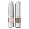 Kitchen Gadgets & Tools ITouchless Brushed Stainless Steel Salt & Pepper Mill -Weston Shop brush stainless steel itouchless salt pepper mills pm001c 64 1000