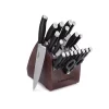 Calphalon Contemporary 20-Piece Self-Sharpening Cutlery And Block Set With SharpIN Technology