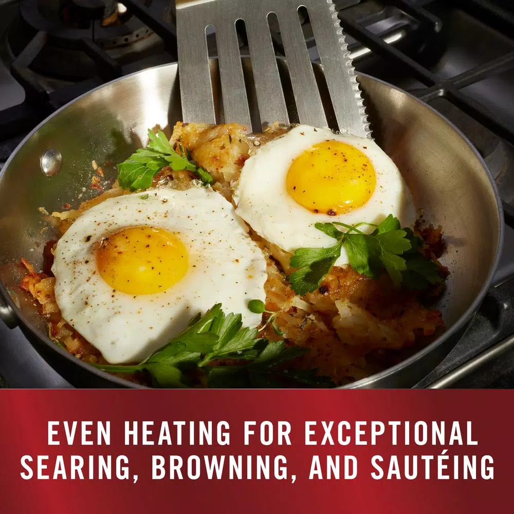 Cookware Calphalon Premier 2.5 Qt. Stainless Steel Sauce Pan With Glass Lid - Image 2