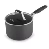 Cookware Calphalon Select 2.5 Qt. Hard-Anodized Aluminum Nonstick Sauce Pan In Black With Glass Lid -Weston Shop calphalon sauce pans 2046286 64 1000