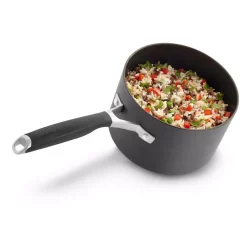 Cookware Calphalon Select 2.5 Qt. Hard-Anodized Aluminum Nonstick Sauce Pan In Black With Glass Lid 6 Cookware Calphalon Select 2.5 Qt. Hard-Anodized Aluminum Nonstick Sauce Pan In Black With Glass Lid -Weston Shop calphalon sauce pans 2046286 c3 1000