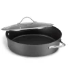 Cookware Calphalon Contemporary 7 Qt. Aluminum Nonstick Saute Pan In Black With Glass Lid 2 Cookware Calphalon Contemporary 7 Qt. Aluminum Nonstick Saute Pan In Black With Glass Lid -Weston Shop calphalon saute pans 1876962 64 1000