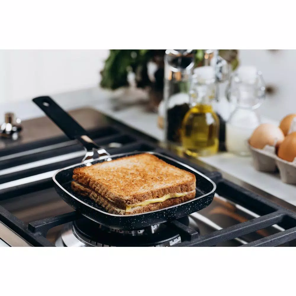 GRANITESTONE 5-Piece Aluminum StackMaster Non-Stick Diamond Infused Mini Cookware Set 6 GRANITESTONE 5-Piece Aluminum StackMaster Non-Stick Diamond Infused Mini Cookware Set - Image 4