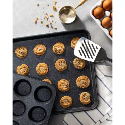 GRANITESTONE 20-Piece Aluminum Ultra-Durable Non-Stick Diamond Infused Cookware And Bakeware Set -Weston Shop charcoal granitestone cookware sets 7081 1f 1000