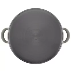 Cookware Circulon Elementum 10 Qt. Hard-Anodized Aluminum Nonstick Stock Pot In Oyster Gray With Glass Lid 9 Cookware Circulon Elementum 10 Qt. Hard-Anodized Aluminum Nonstick Stock Pot In Oyster Gray With Glass Lid -Weston Shop circulon stock pots 81403 1d 1000