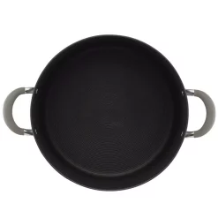 Cookware Circulon Elementum 10 Qt. Hard-Anodized Aluminum Nonstick Stock Pot In Oyster Gray With Glass Lid 8 Cookware Circulon Elementum 10 Qt. Hard-Anodized Aluminum Nonstick Stock Pot In Oyster Gray With Glass Lid -Weston Shop circulon stock pots 81403 a0 1000