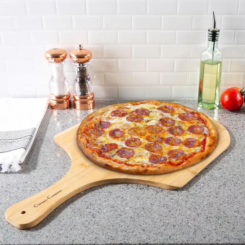 Bakeware Classic Cuisine Bamboo Pizza Peel 8 Bakeware Classic Cuisine Bamboo Pizza Peel - Image 6