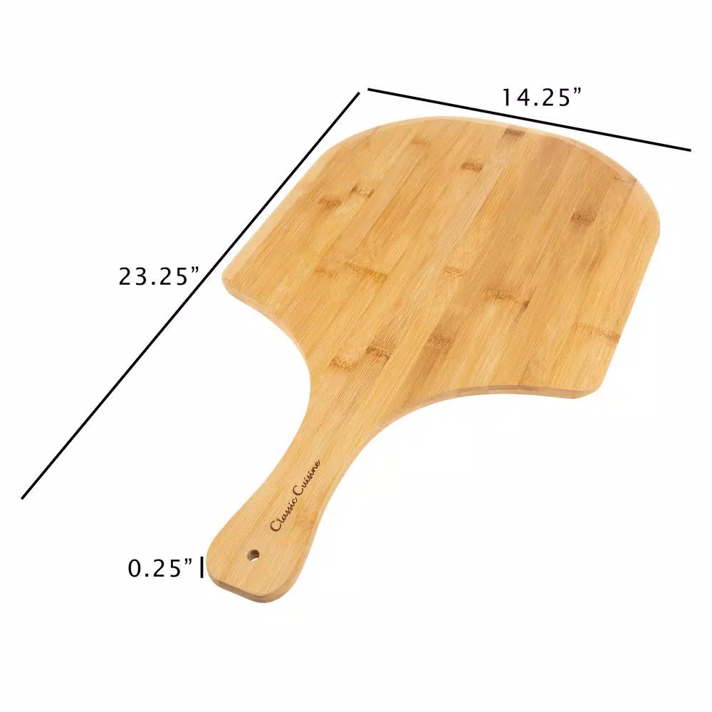 Bakeware Classic Cuisine Bamboo Pizza Peel 4 Bakeware Classic Cuisine Bamboo Pizza Peel - Image 2