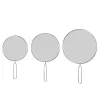 Kitchen Gadgets & Tools Classic Cuisine Stainless Steel Mesh Silver Splatter Screen Guards (3-Pack) -Weston Shop classic cuisine splatter screens hw031040 64 1000