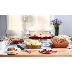 Alternative view of Bakeware Libbey Baker’s Premium 5-Piece Assorted Glass Baker Set