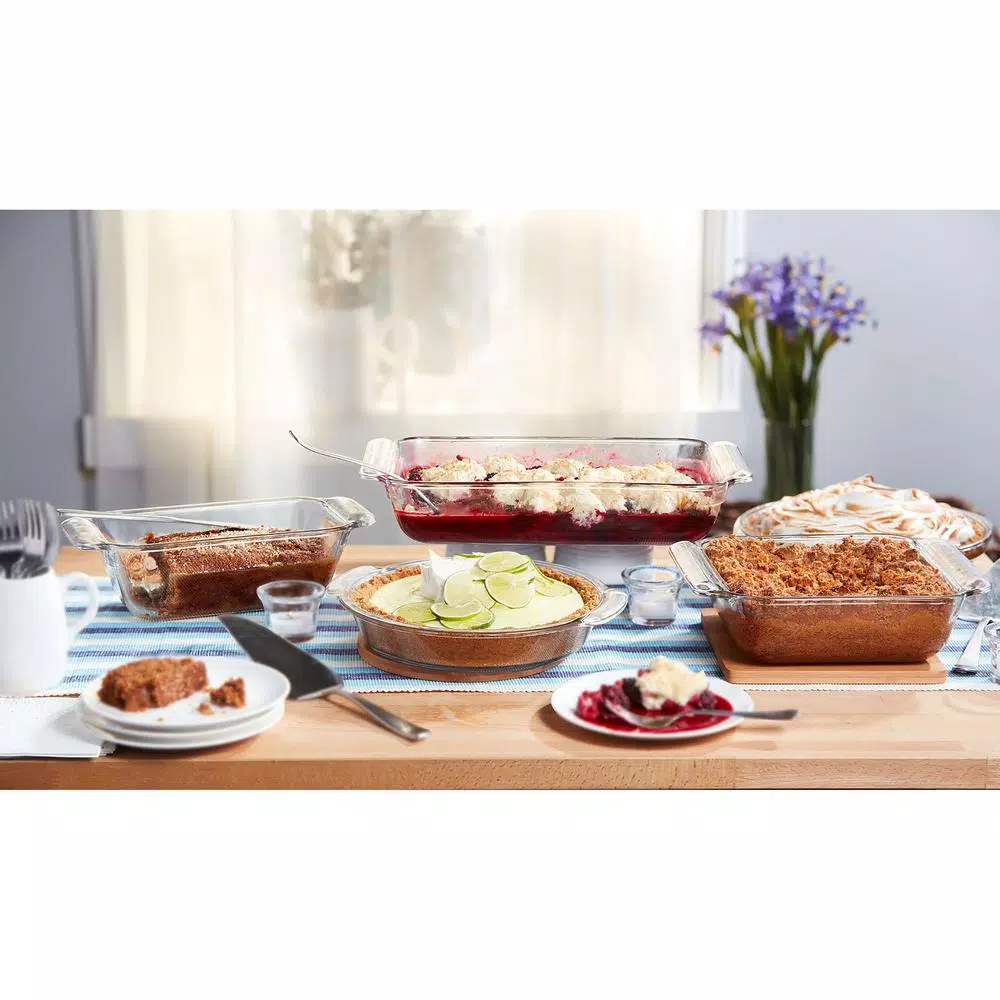 Bakeware Libbey Baker’s Premium 5-Piece Assorted Glass Baker Set 4 Bakeware Libbey Baker’s Premium 5-Piece Assorted Glass Baker Set - Image 2