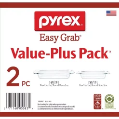 Alternative view of Pyrex Easy Grab Glass Bakeware Value Pack (2-Piece)