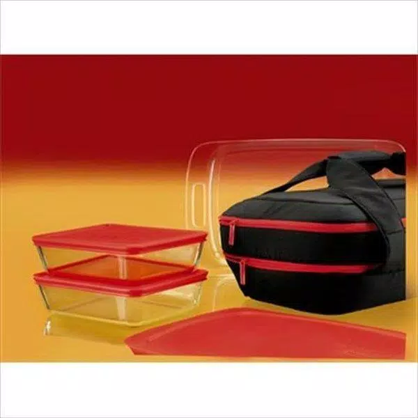 Pyrex Easy Grab 9-Piece Glass Bakeware And Storage Set 7 Pyrex Easy Grab 9-Piece Glass Bakeware And Storage Set - Image 5