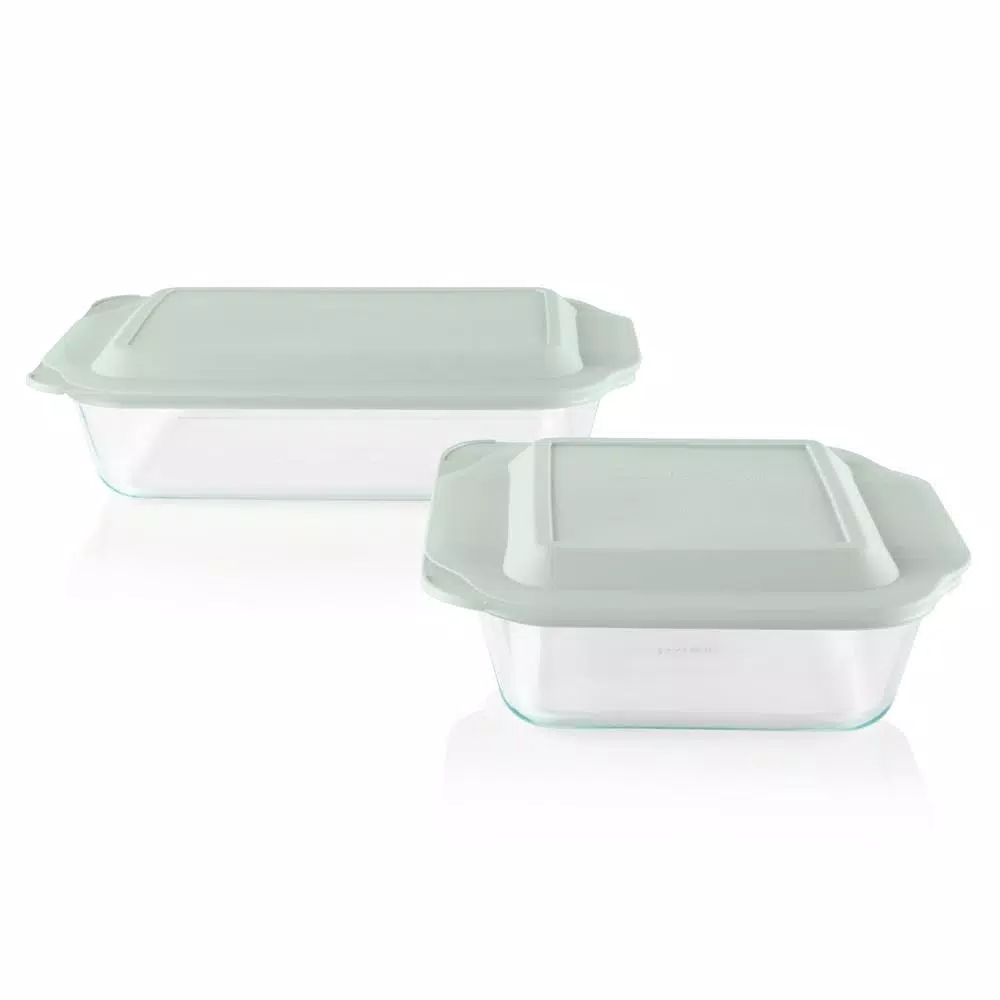 Bakeware Pyrex 4-Piece Glass Baker Set 3 Bakeware Pyrex 4-Piece Glass Baker Set