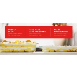 Alternative view of Bakeware Pyrex 4-Piece Glass Baker Set