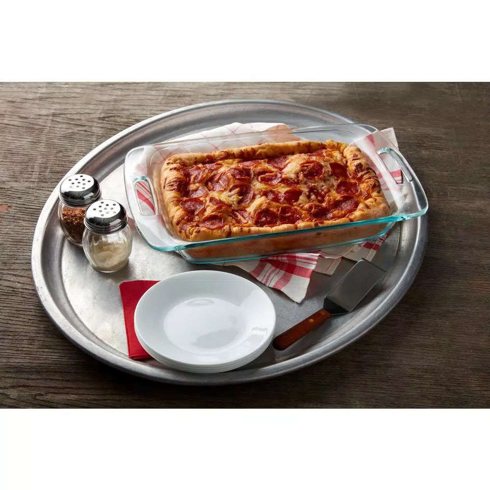 Bakeware Pyrex Easy Grab 3-qt Glass Baker With Red Lid 4 Bakeware Pyrex Easy Grab 3-qt Glass Baker With Red Lid - Image 2