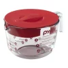 Bakeware Pyrex 8 Cup Glass Measuring Cup With Red Lid 2 Bakeware Pyrex 8 Cup Glass Measuring Cup With Red Lid -Weston Shop clear pyrex measuring cups measuring spoons 1055161 64 1000 1