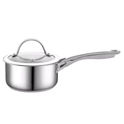 Cookware Cooks Standard Classic 1.5 Qt. Stainless Steel Sauce Pan With Glass Lid -Weston Shop cooks standard sauce pans nc 00348 e1 1000