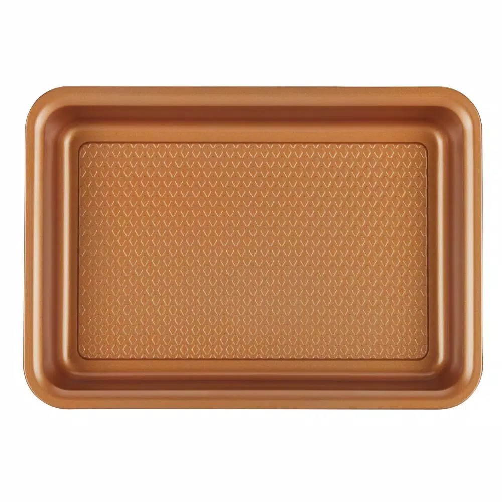 Ayesha Curry Ayesha Bakeware Toaster Oven Baking Set, Copper, 4-Piece - Image 4