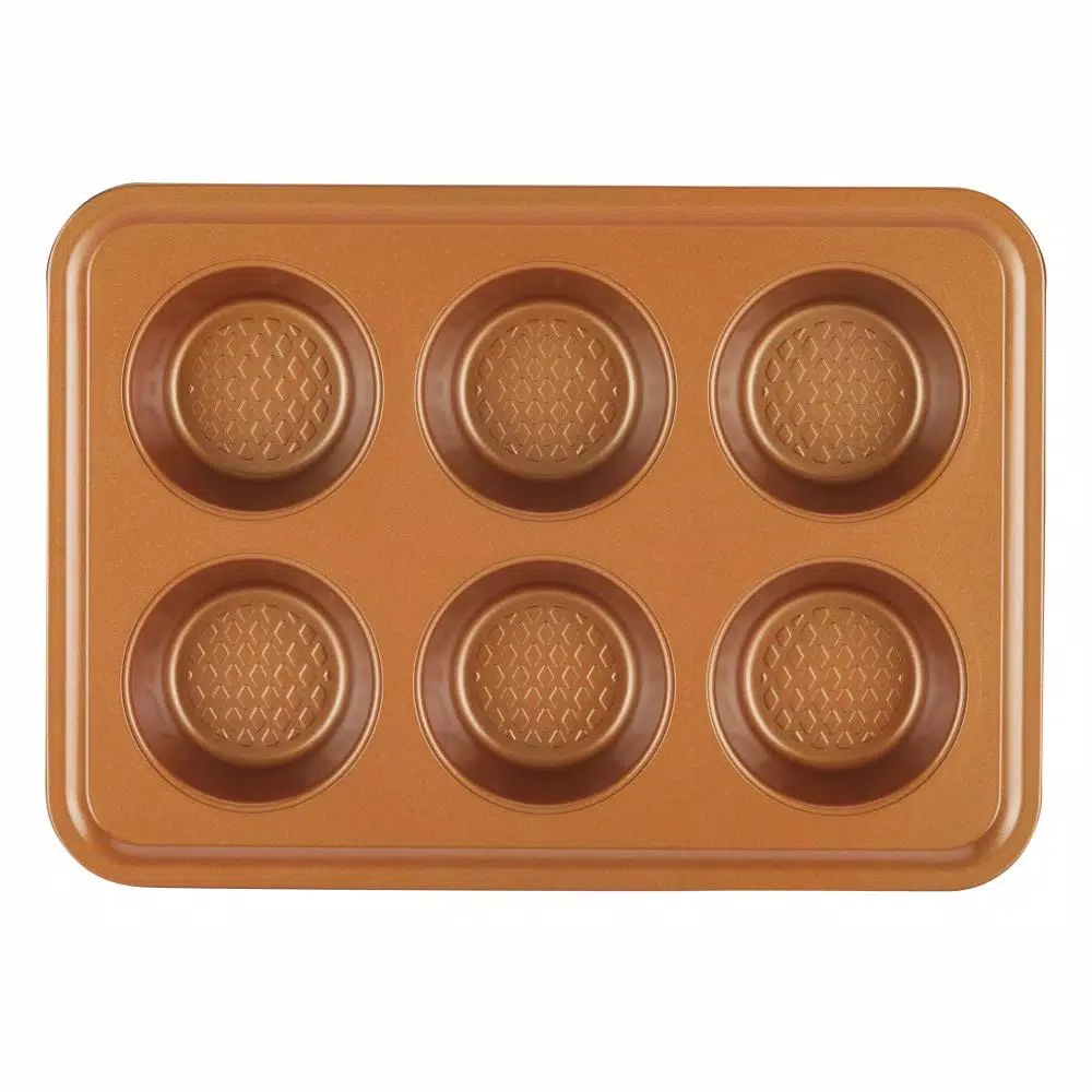 Ayesha Curry Ayesha Bakeware Toaster Oven Baking Set, Copper, 4-Piece - Image 3