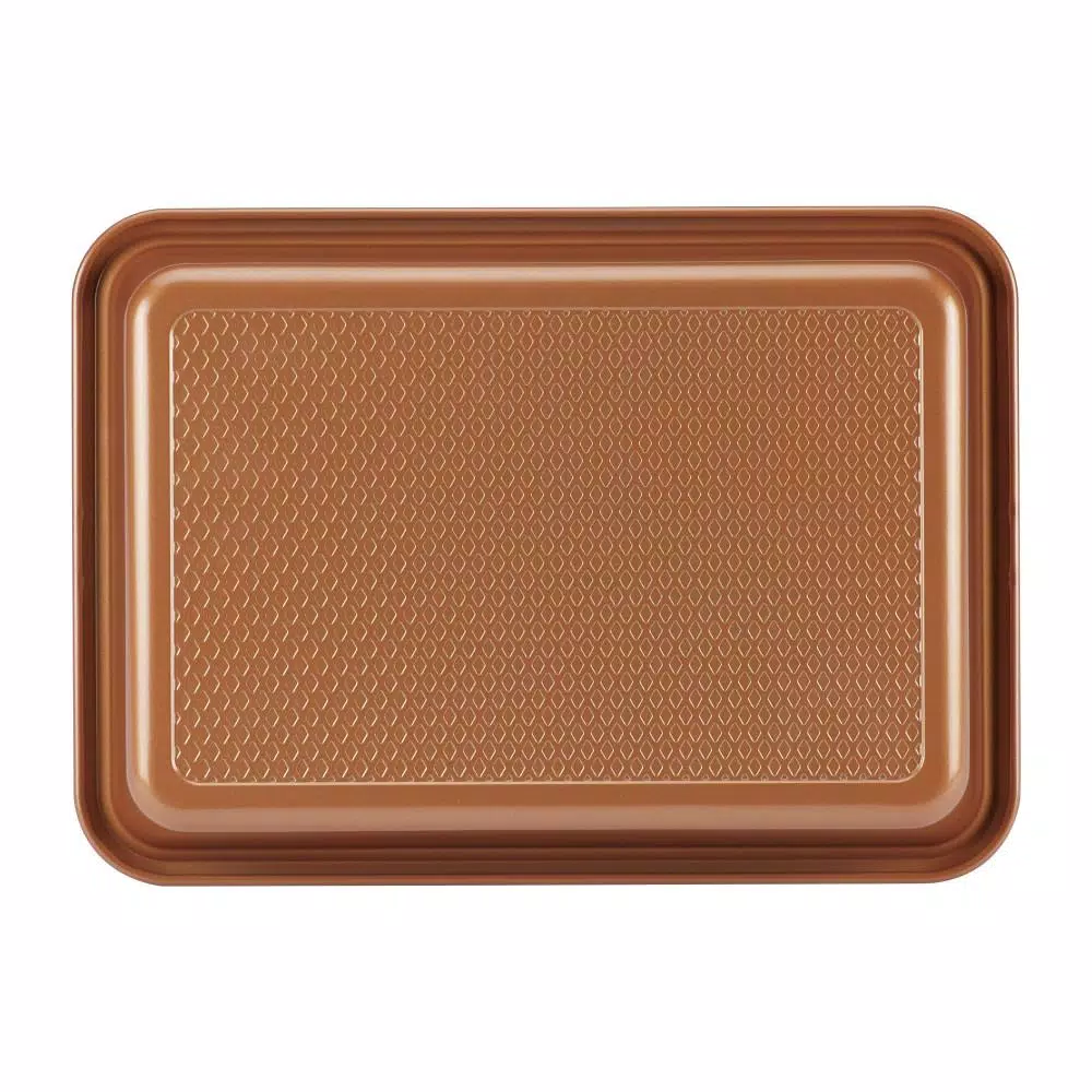 Ayesha Curry 9 In. X 13 In. Copper Bakeware Covered Cake Pan - Image 3