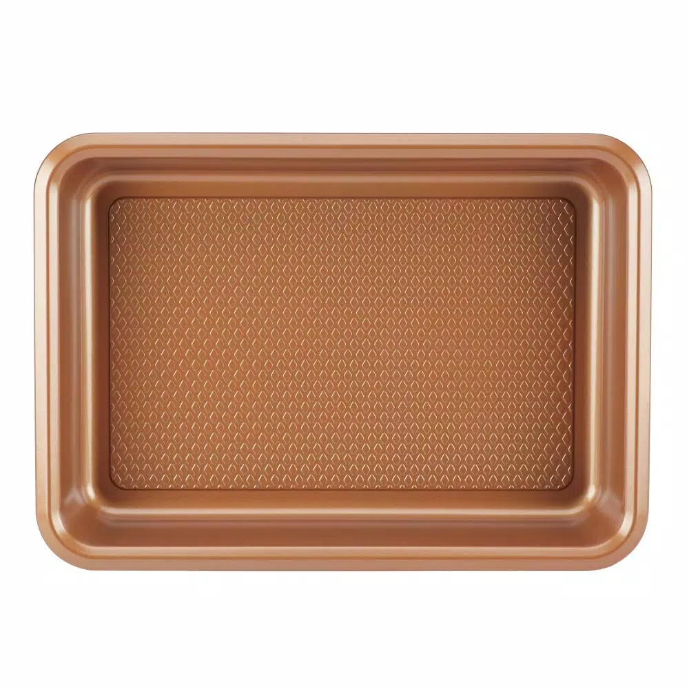 Ayesha Curry 9 In. X 13 In. Copper Bakeware Covered Cake Pan - Image 2