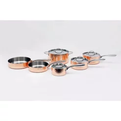 BergHOFF Vintage Collection 10-Piece Stainless Steel Cookware Set In Copper