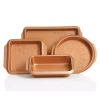 Gibson Home Richmound 4-Piece Nonstick Carbon Steel Bakeware Set 1 Gibson Home Richmound 4-Piece Nonstick Carbon Steel Bakeware Set -Weston Shop copper gibson home bakeware sets 985101005m 64 1000