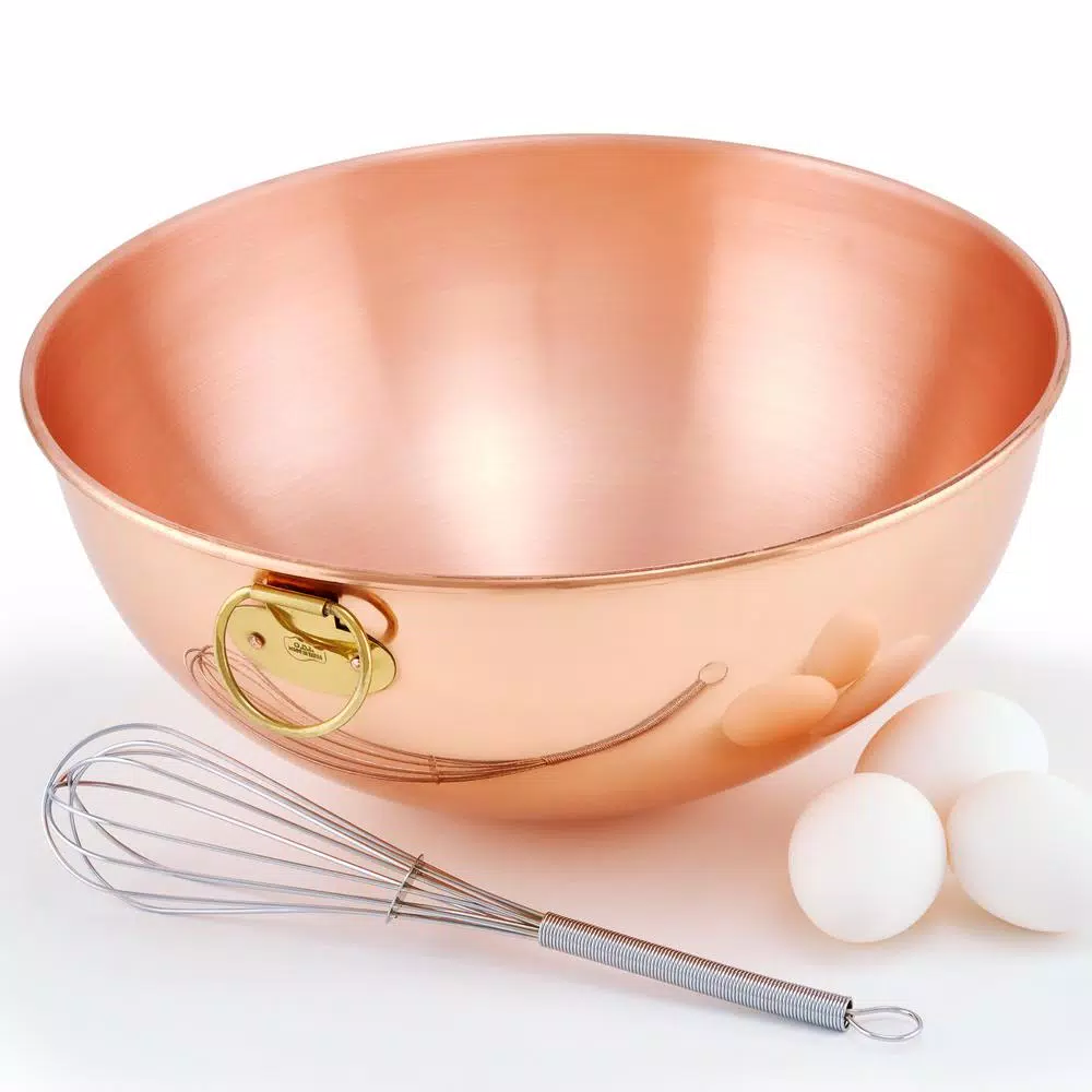 Bakeware Old Dutch 5 Qt. Solid Copper Beating Bowl 6 Bakeware Old Dutch 5 Qt. Solid Copper Beating Bowl - Image 4