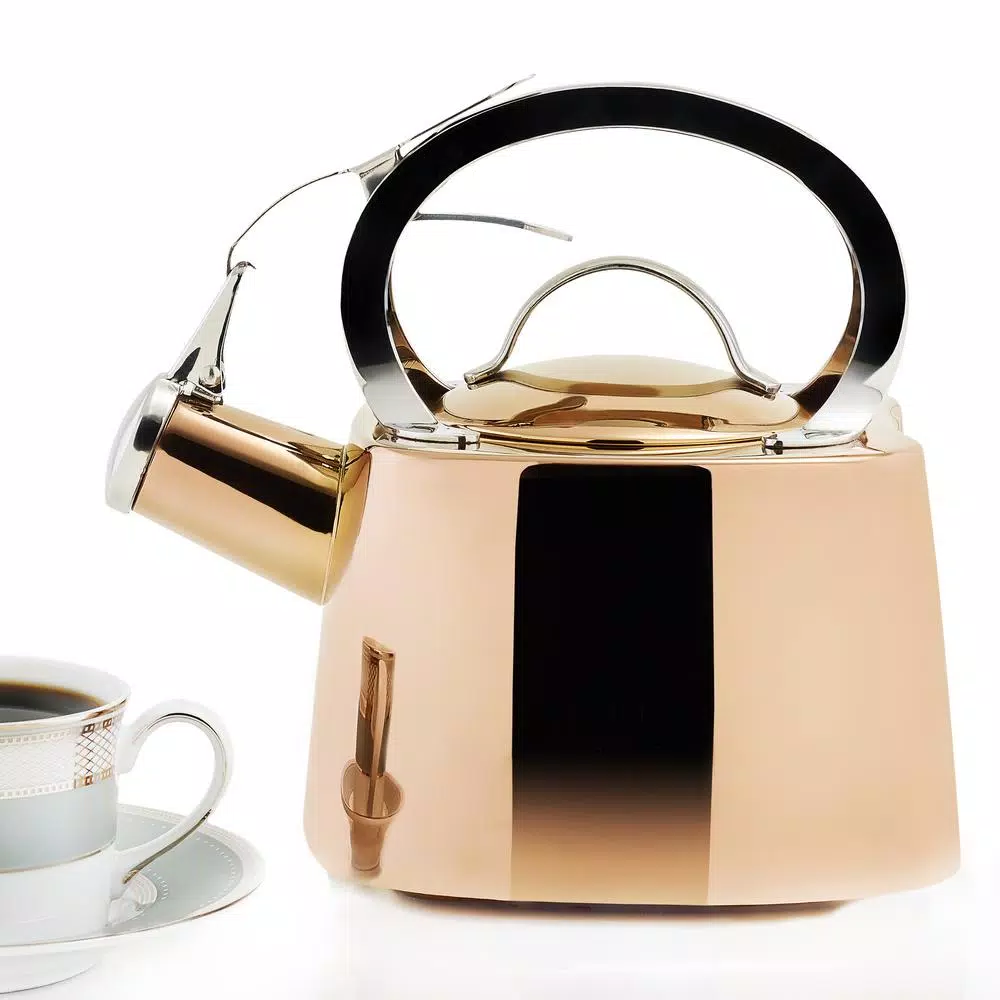 Cookware Old Dutch DuraCopper 8.45-Cup Stovetop Tea Kettle In Copper 4 Cookware Old Dutch DuraCopper 8.45-Cup Stovetop Tea Kettle In Copper - Image 2