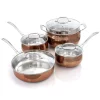 Oster Carabello 9-Piece Stainless Steel Nonstick Cookware Set In Copper 2 Oster Carabello 9-Piece Stainless Steel Nonstick Cookware Set In Copper -Weston Shop copper oster cookware sets 985112756m 64 1000