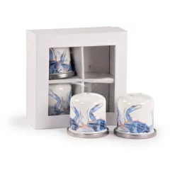 Kitchen Gadgets & Tools Golden Rabbit Blue Crab Enamelware Salt And Pepper Shakers (Set Of 2) 12 Kitchen Gadgets & Tools Golden Rabbit Blue Crab Enamelware Salt And Pepper Shakers (Set Of 2) -Weston Shop crab golden rabbit salt pepper mills se37 4f 1000