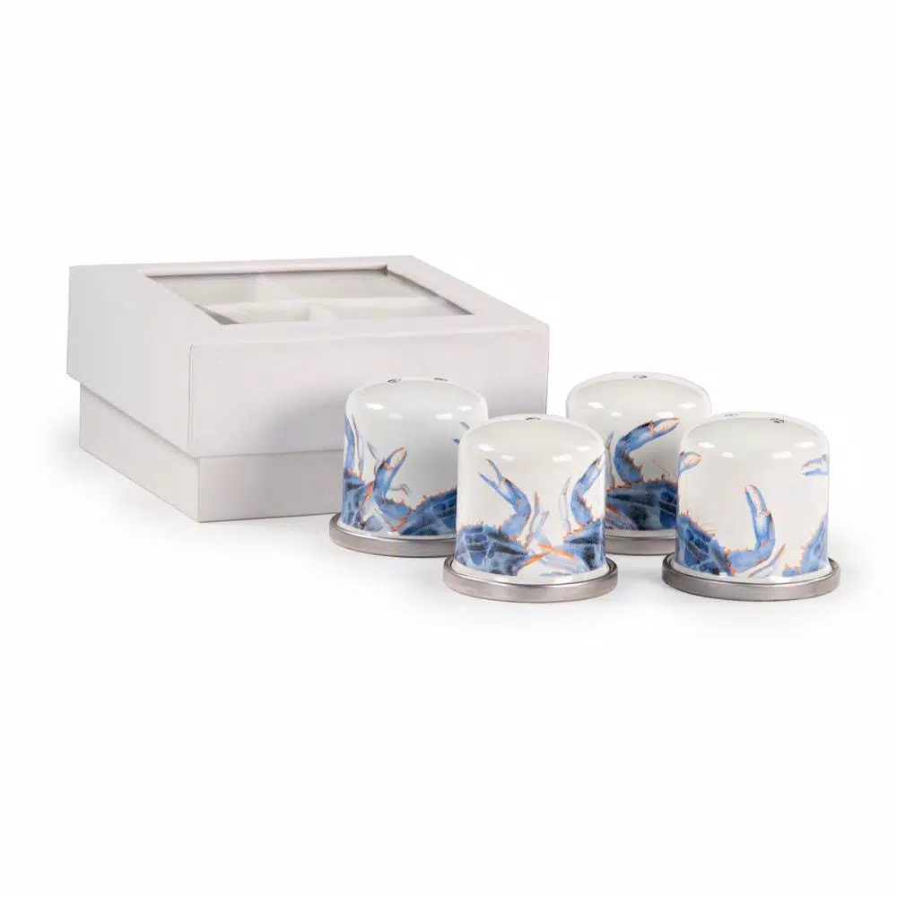 Kitchen Gadgets & Tools Golden Rabbit Blue Crab Enamelware Salt And Pepper Shakers (Set Of 2) 8 Kitchen Gadgets & Tools Golden Rabbit Blue Crab Enamelware Salt And Pepper Shakers (Set Of 2) - Image 6