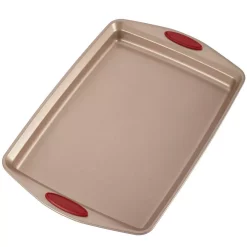 Rachael Ray Cucina 10-Piece Latte And Cranberry Bakeware Set -Weston Shop cranberry red and latte rachael ray bakeware sets 52410 fa 1000