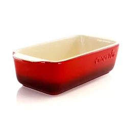 Bakeware Crock-Pot Artisan 1.25 Qt. Stoneware Rectangle Bake Pan In Red