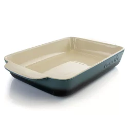 Bakeware Crock-Pot Artisan 4 Qt. Blue Stoneware Bake Pan