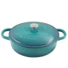 Cookware Crock-Pot Artisan 5 Qt. Enameled Cast Iron Braiser Pan With Self Basting Lid -Weston Shop crock pot dutch ovens braisers 985100773m 64 1000