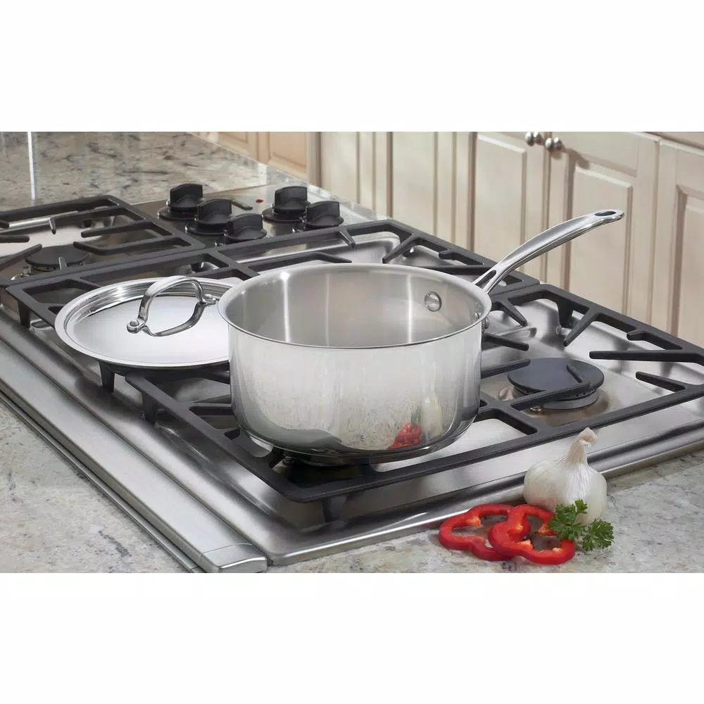Cookware Cuisinart Chef’s Classic 3 Qt. Stainless Steel Sauce Pan With Glass Lid 5 Cookware Cuisinart Chef’s Classic 3 Qt. Stainless Steel Sauce Pan With Glass Lid - Image 3