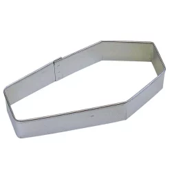 Bakeware CybrTrayd 12-Piece 4 In. Coffin Tinplated Steel Cookie Cutter & Cookie Recipe