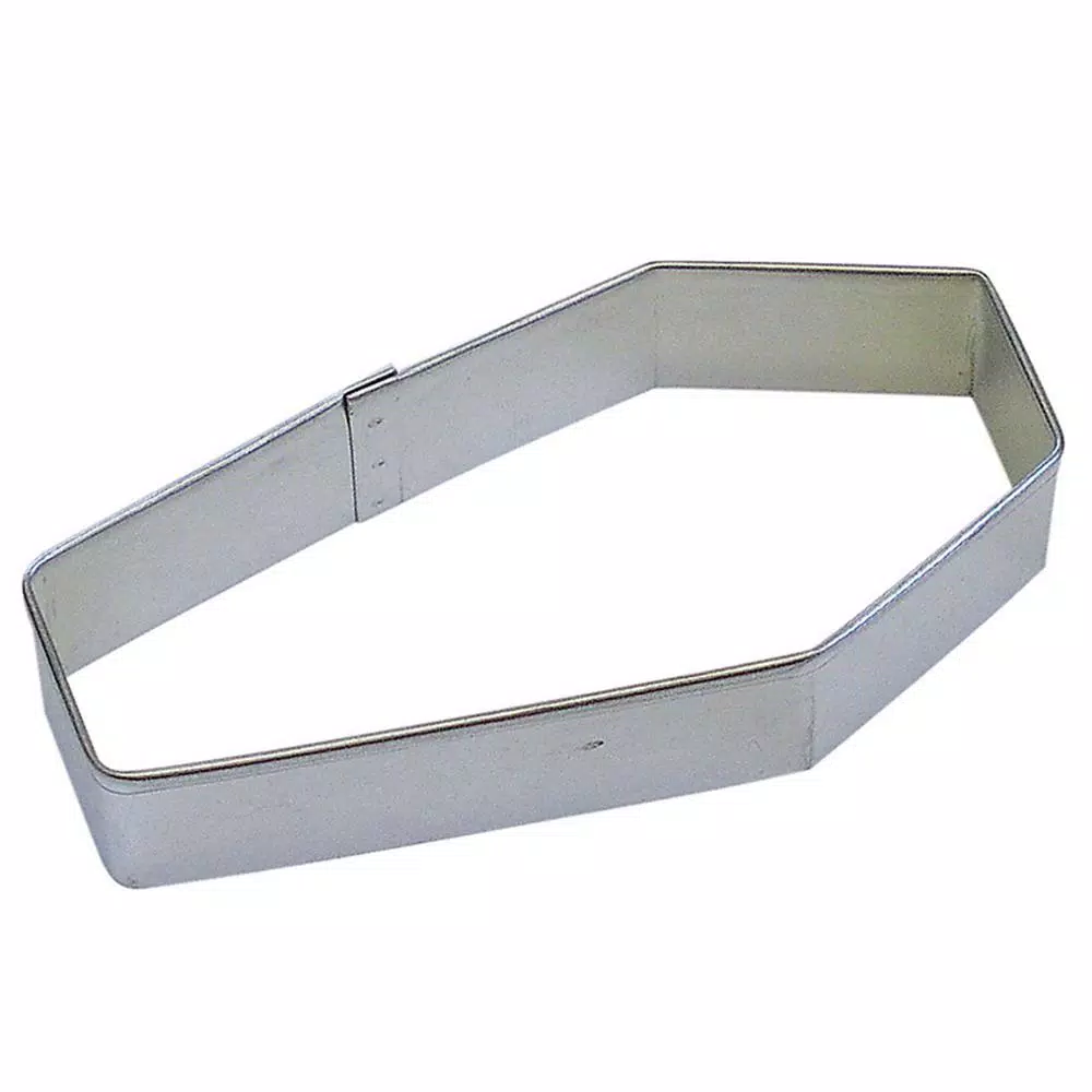 Bakeware CybrTrayd 12-Piece 4 In. Coffin Tinplated Steel Cookie Cutter & Cookie Recipe