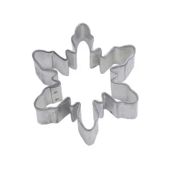 Bakeware CybrTrayd 12-Piece 2.25 In. Snowflake Tinplated Steel Cookie Cutter & Recipe