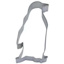 Bakeware CybrTrayd 12-Piece 3 In. Penguin Tinplated Steel Cookie Cutter & Cookie Recipe