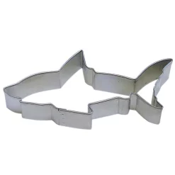 Bakeware CybrTrayd 12-Piece 4.5 In. Shark Tinplated Steel Cookie Cutter & Cookie Recipe