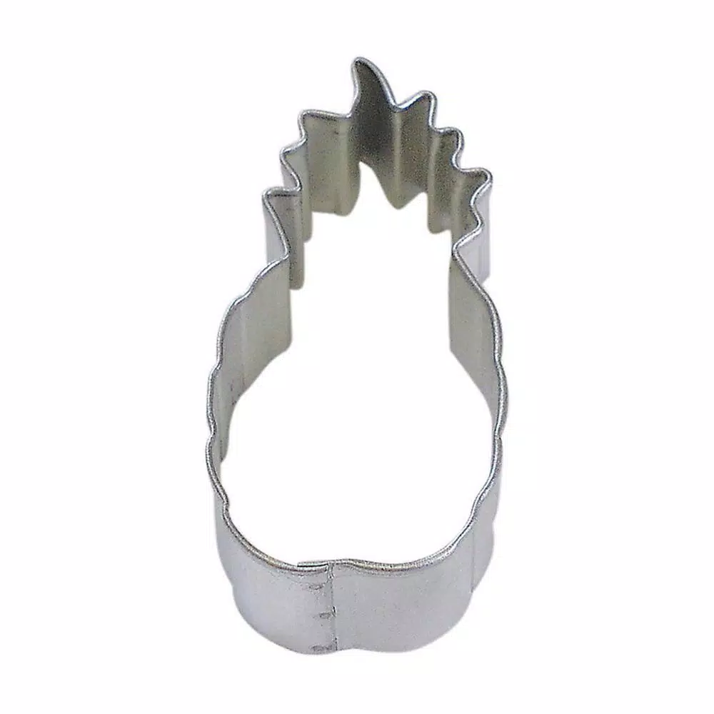 Bakeware CybrTrayd 12-Piece 3 In. Pineapple Tinplated Steel Cookie Cutter And Recipe 3 Bakeware CybrTrayd 12-Piece 3 In. Pineapple Tinplated Steel Cookie Cutter And Recipe