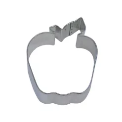 Bakeware CybrTrayd 12-Piece 4 In. Apple Tinplated Steel Cookie Cutter And Cookie Recipe