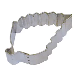 Bakeware CybrTrayd 12-Piece 3.25 In. Aspen Leaf Tinplated Steel Cookie Cutter And Recipe