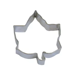 Bakeware CybrTrayd 12-Piece 4 In. Ivy Leaf Tinplated Steel Cookie Cutter And Recipe
